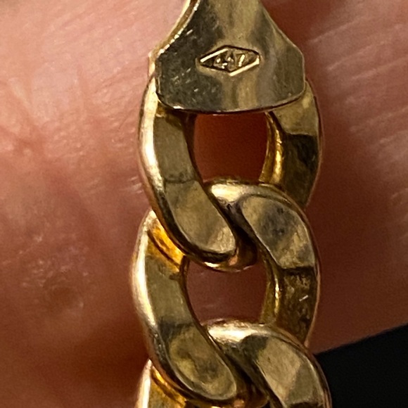 Cuban Link Miami style 10K 417 Stamped 22” length - Picture 13 of 16